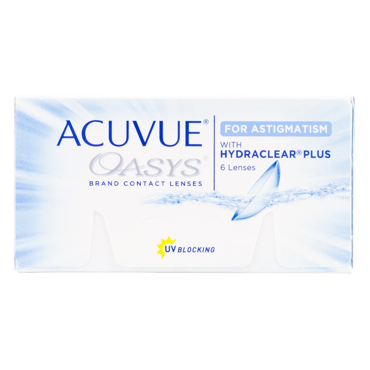 Acuvue Oasys com Hydraclear Plus para Astigmatismo - Lentes de Contato