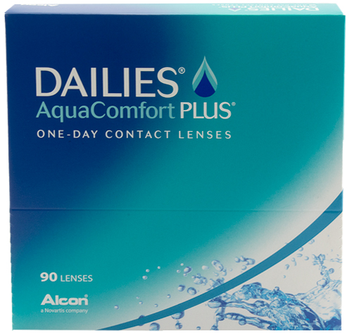 Dailies Aqua Comfort Plus - 90 Unidades - Lentes de Contato