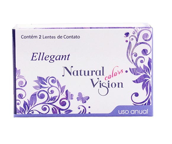 Kit Natural Vision Ellegant Anual - Lentes de Contato